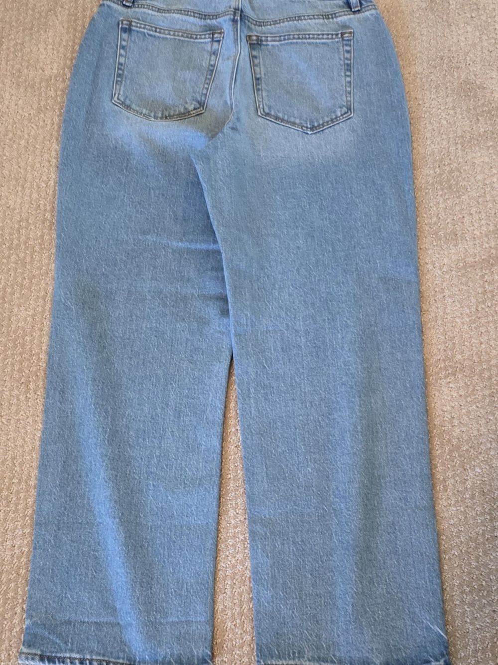LOFT Wide Leg Jeans in Light Blue Wash